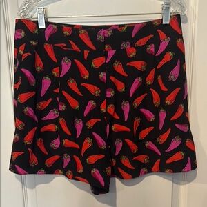 kate spade Black and Red High Waist Shorts